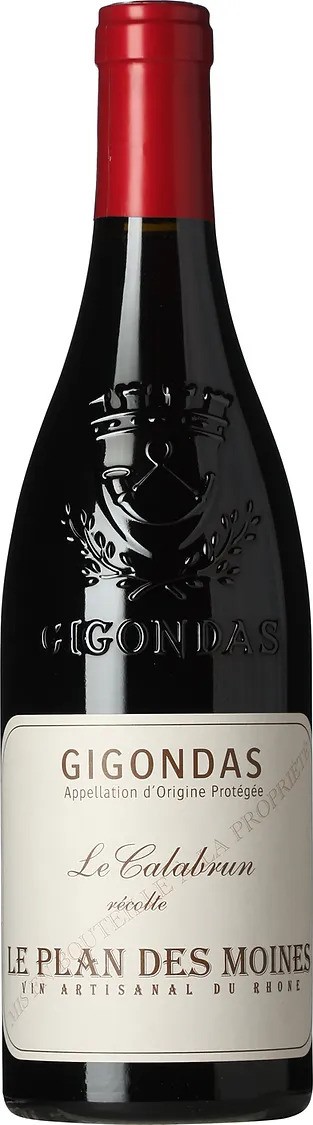 Le Plan des Moines Gigondas Le Calabrun